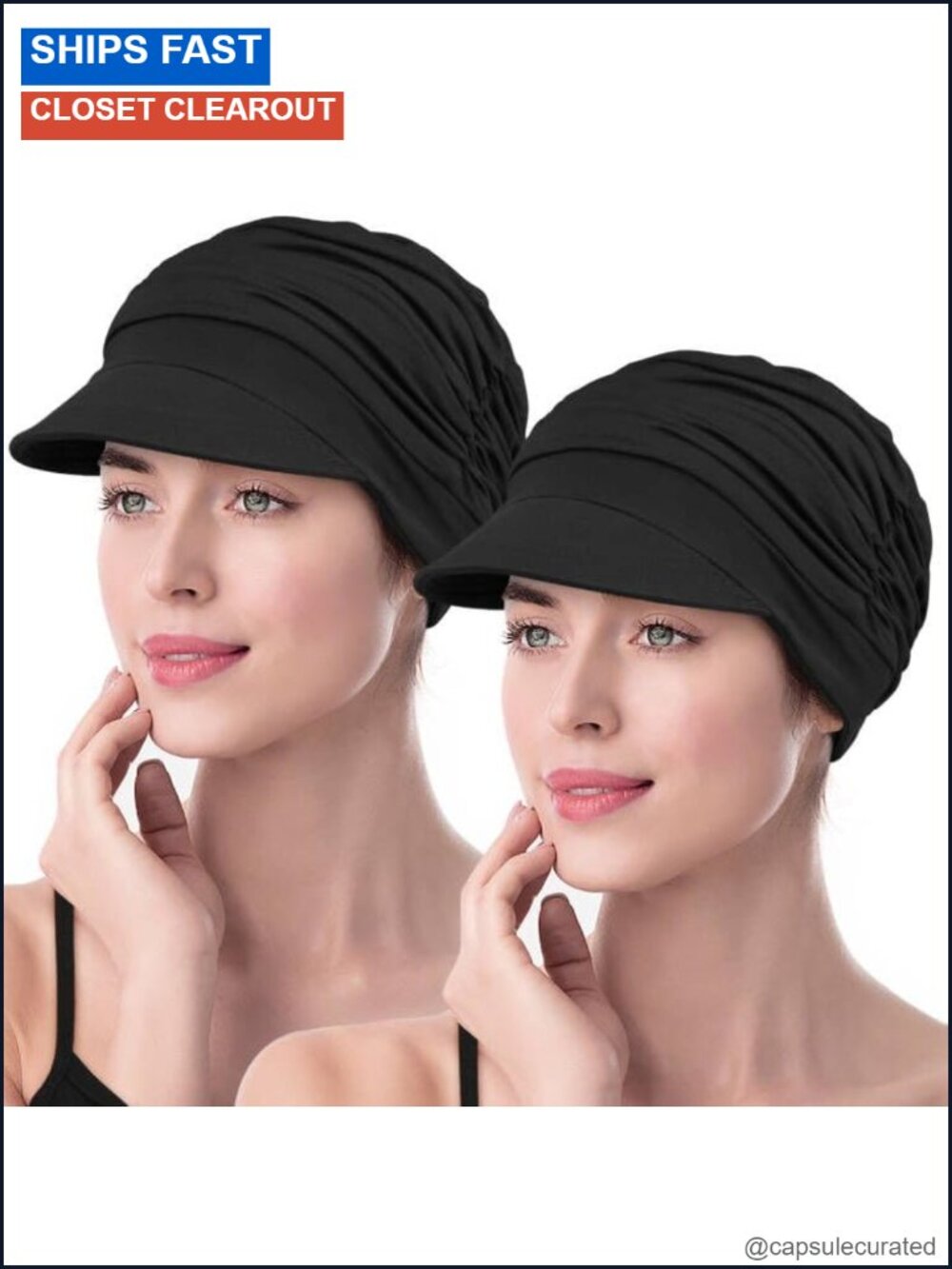 Soft Bamboo Viscose Chemo Cap Baseball Hat for Hair Loss